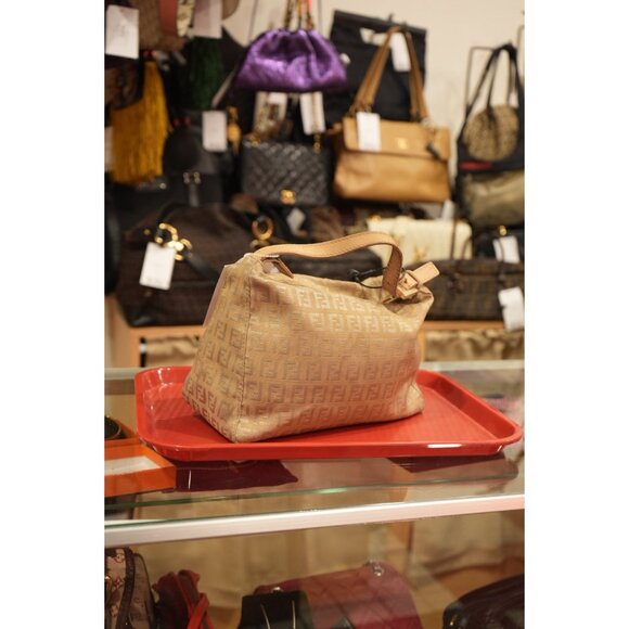 Vintage Fendi Zucca Mini Hand Bag Monogram - Picture 3 of 6